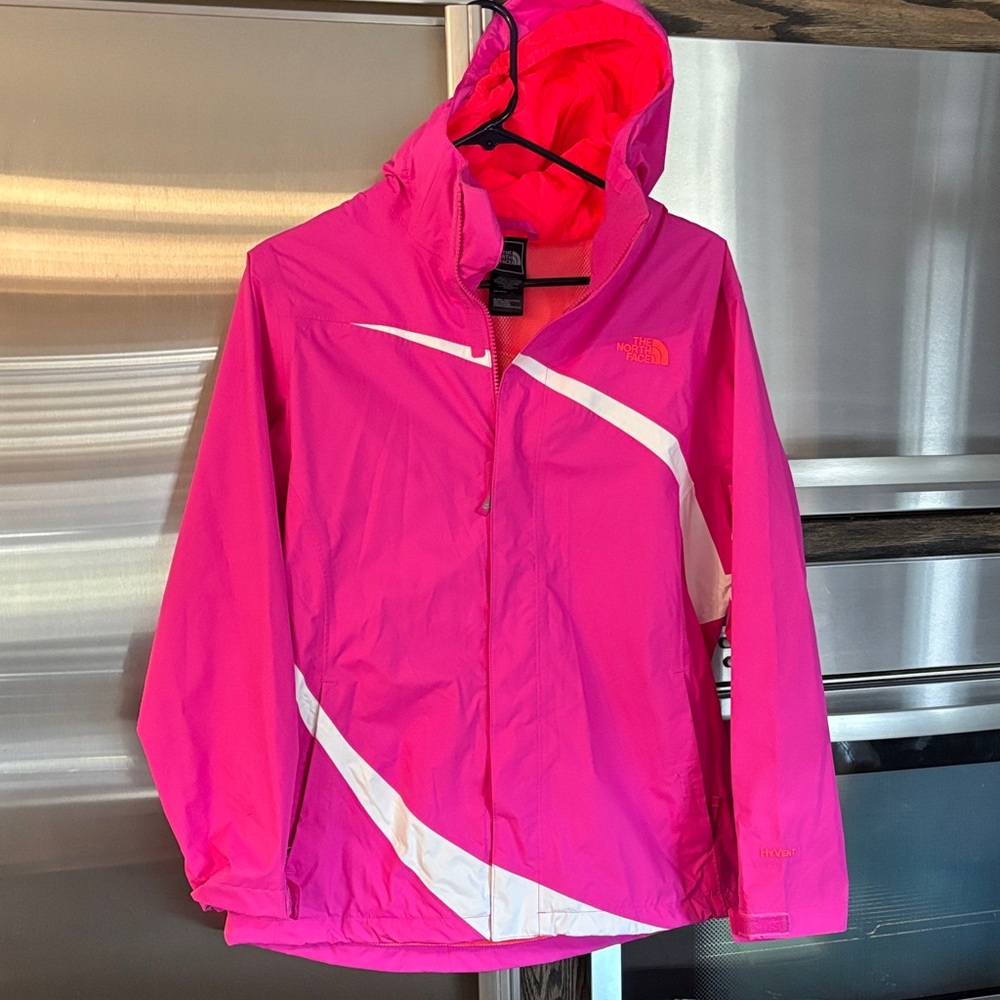 The North Face Women’s Bright Pink Raincoat
